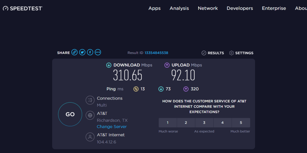 Speedtest OKKLA