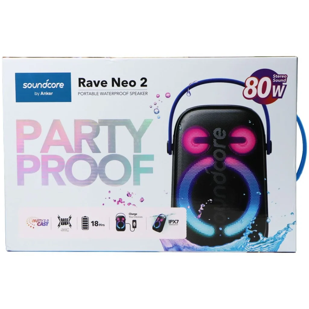 Anker Rave Neo 2 - 80W Bluetooth Hoparlör