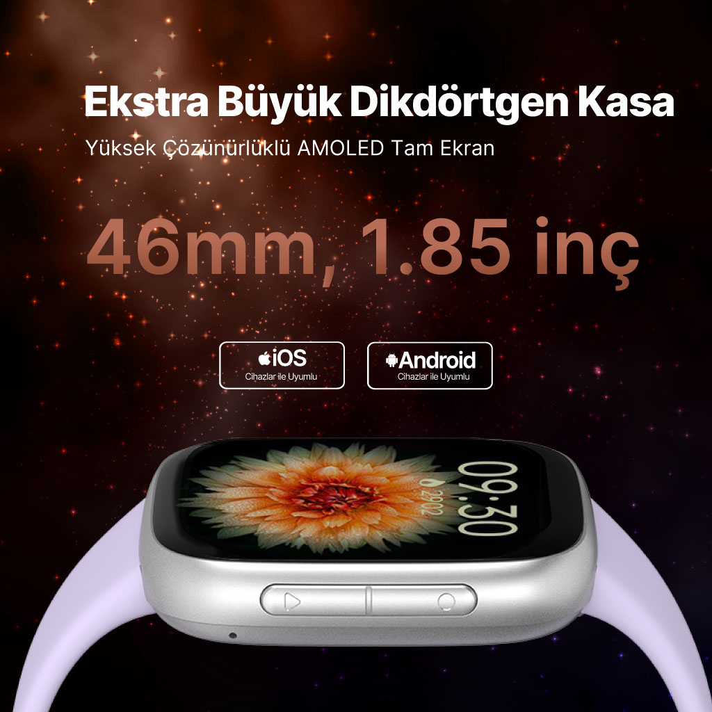 ttec Tempus Pro 46 mm Akıllı Saat